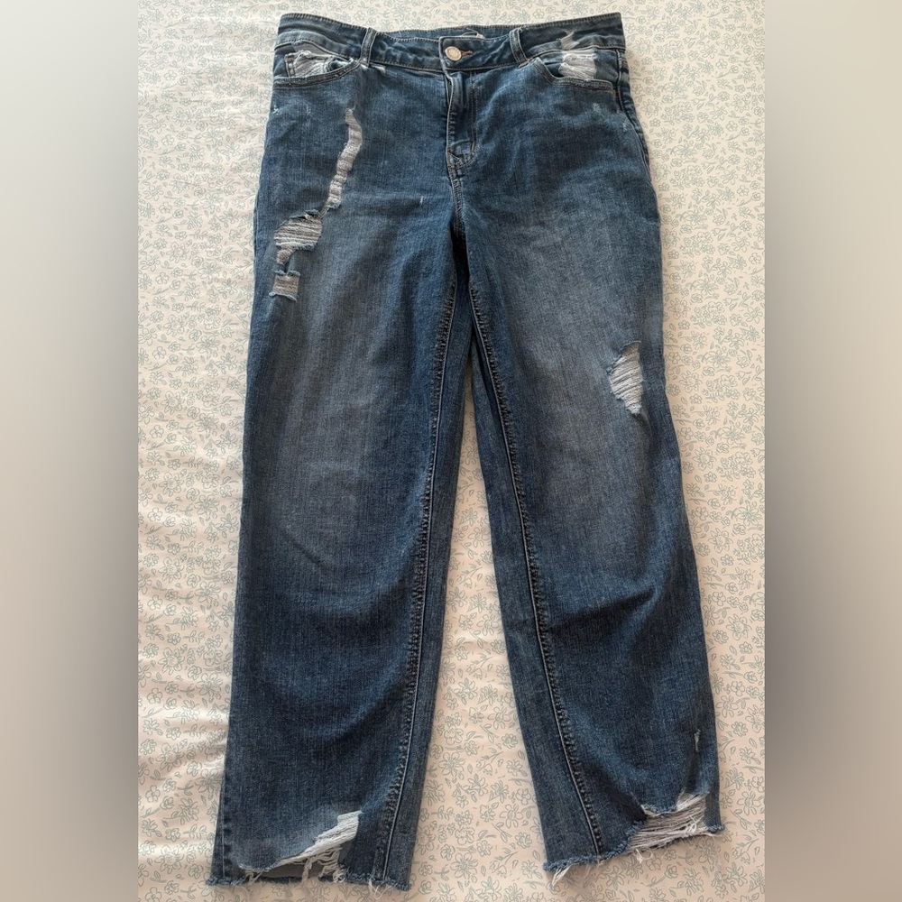 Maurices High Rise Slim Straight Jeans